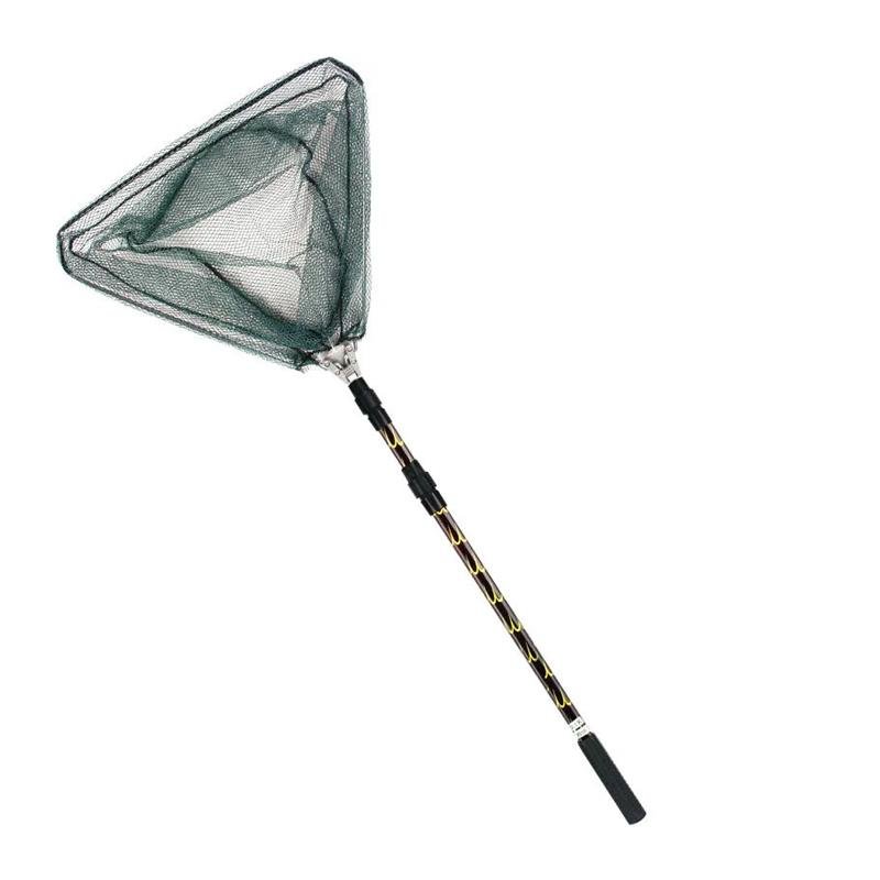 Triangular aluminum alloy net and a full set of folding nets and fishing gear