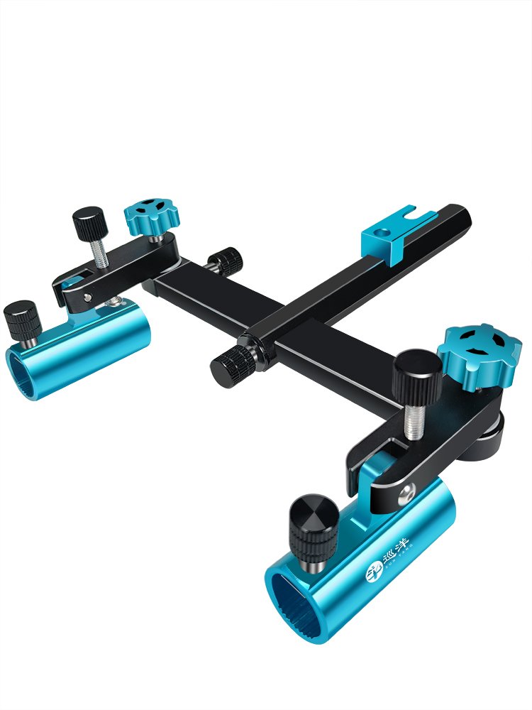 Aluminium alloy super light-fisher double-barrel stand-up, fine-tuning of double-barrel gear for double-barrel fittings in the fishing chair