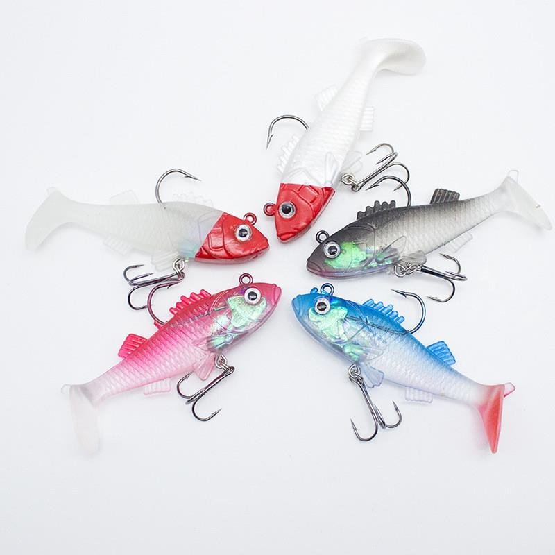 Plant 8/g/6.5 and large T-minus T-bags of lead fish with fishing gears for the false baited Luya bait