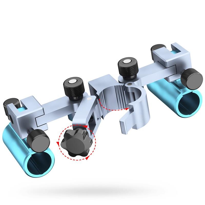 Light-year-old magnesium alloy, double-barrel, double-headed, double-headed, double-headed, double-barrel