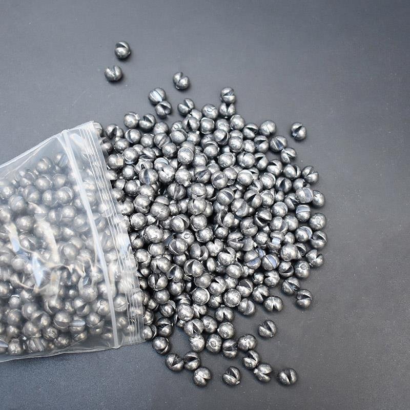 Quick-hand bites of lead with lead open-cut lead for traditional fishing gear parts for tsin and lead fishing