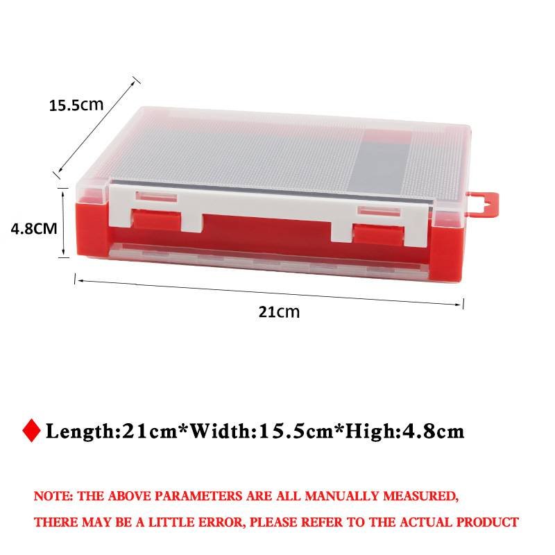 Two sides of the Luya bait box can be plugged in multi-purpose box flashes/baskets/lead hook fishing gear accessories