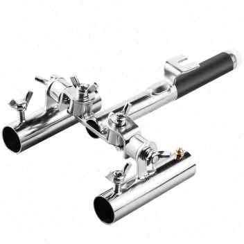 All-way double-barrel, double-headed, double-stringed, stainless steel, multi-purpose, steel-fishing chair-fishing gear