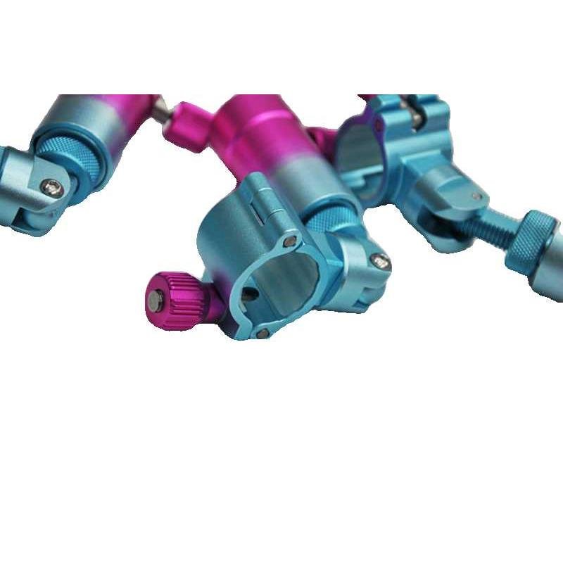 aluminium-alloyed cannons with a 22mm metal fishing fitting
