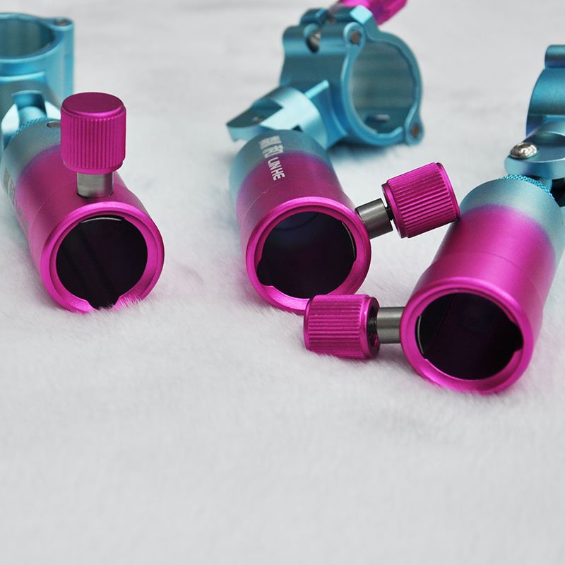 aluminium-alloyed cannons with a 22mm metal fishing fitting