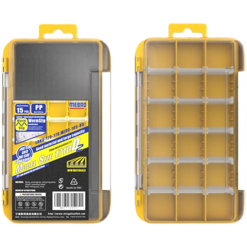 A double-sided, small-Luco box hooks a double-layer soft bait box with a multifunctional toolbox