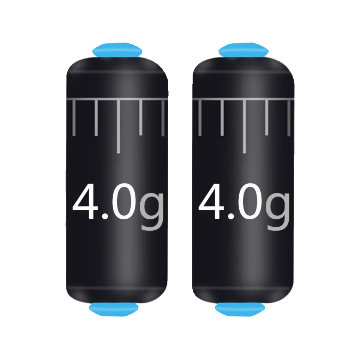 Small parts of a lead-crash-and-heavy bar for fast, environmentally friendly lead fishing