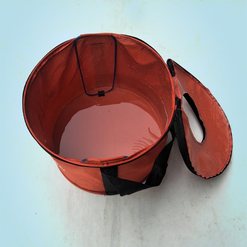 Extra-large-size portable pail-and-pump bucket-net-covered pail-in-a-barrel