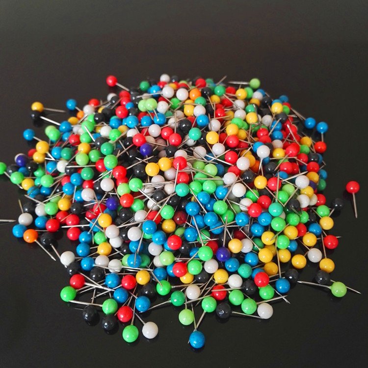 Colored pearl needles, fixed pins for axle gears, fishing gear fittings
