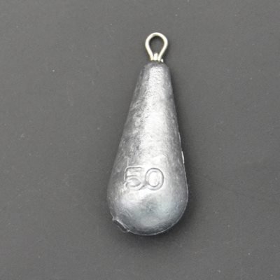LEAD FROM A DROP-DOWN DROP-IN LINE, LEAD FROM A POLE, SOLID J-FISH, LEAD FROM A BOTTOM-UP LEAD PIECE