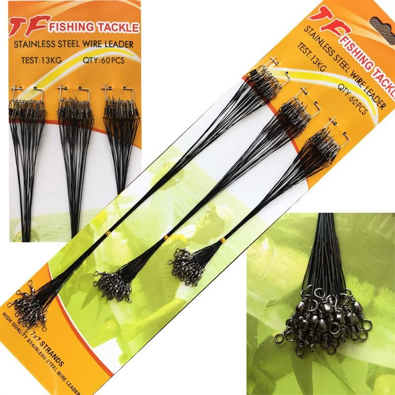 A FISHING STAINLESS STEEL LEAD LINE, A STEEL WIRE-RESISTANT BITE-WIRE CONNECTION, FISHING SPARE PARTS FACTORY L