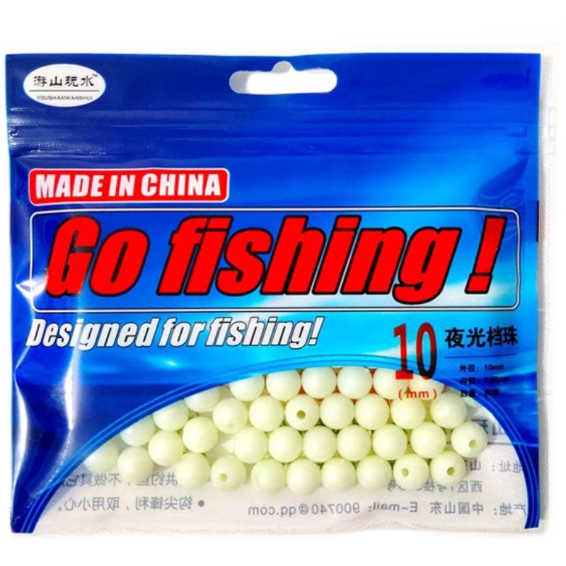 Luya's night-light bean-fishing fluorescent bead-fishing boat for bean-fishing gear