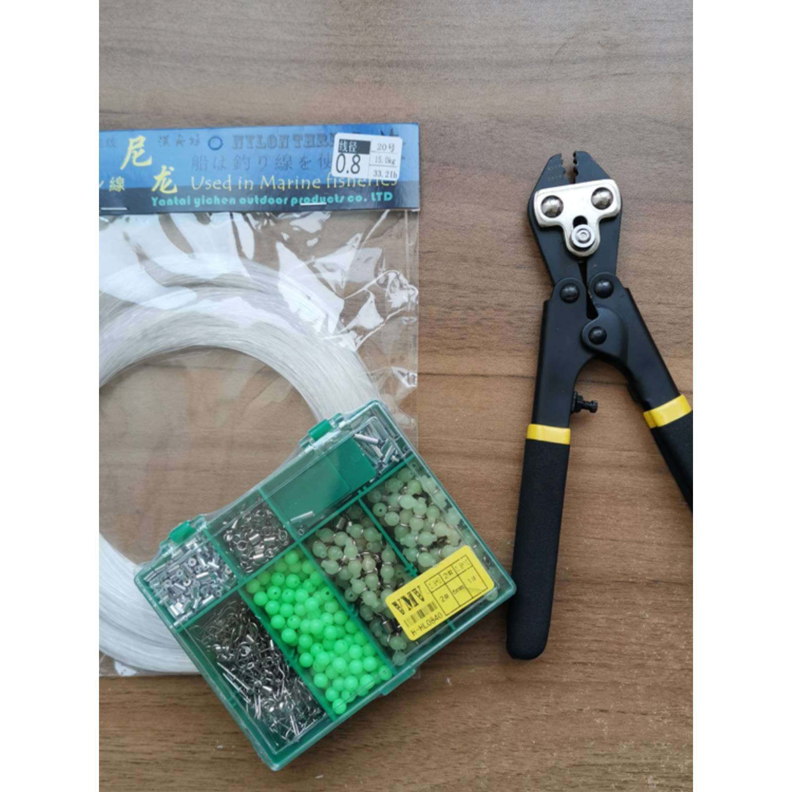 40 sets of sea-fishing gear and parts of the Skyfish fishing gear for the Aluminium Plumbing Unit