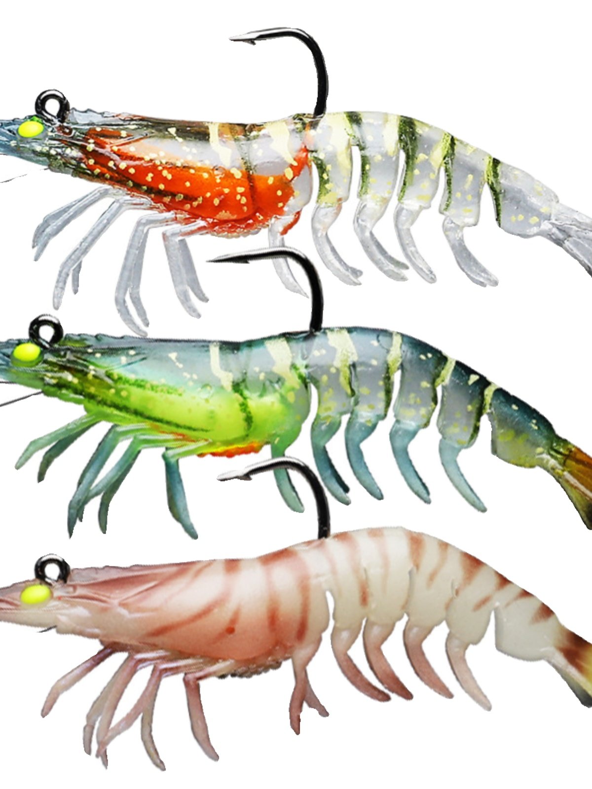TRUSCEND SPREADS THE LUYA SOFT-BASKETED LEAD SHRIMP WITH MANY SIMULATORS AT NIGHT