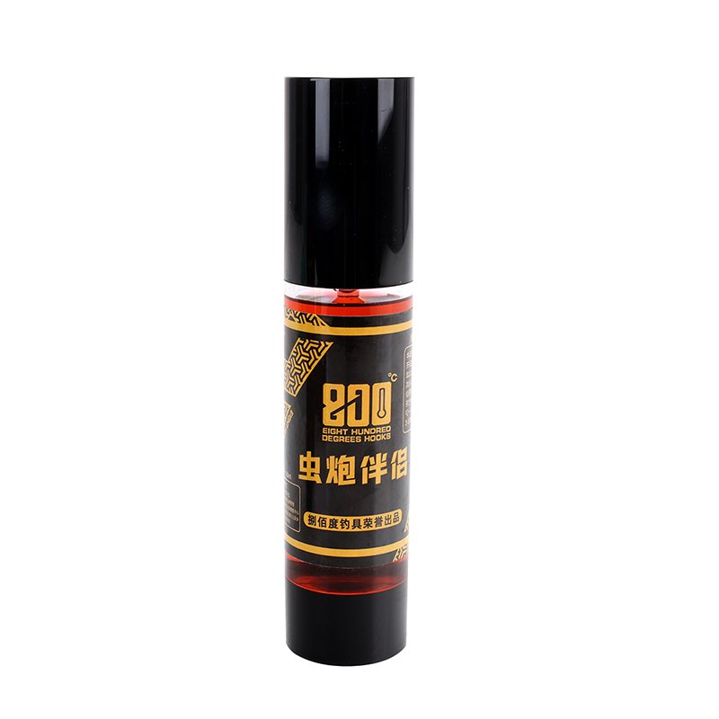 800-degree bellow-gunner partner additive red vermin, with a black pit of bait for fish and fish bait
