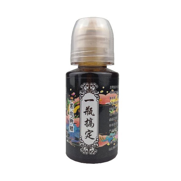 A bottle of a corset of corrosive baits, a small drug additive to attract fish for long periods of time