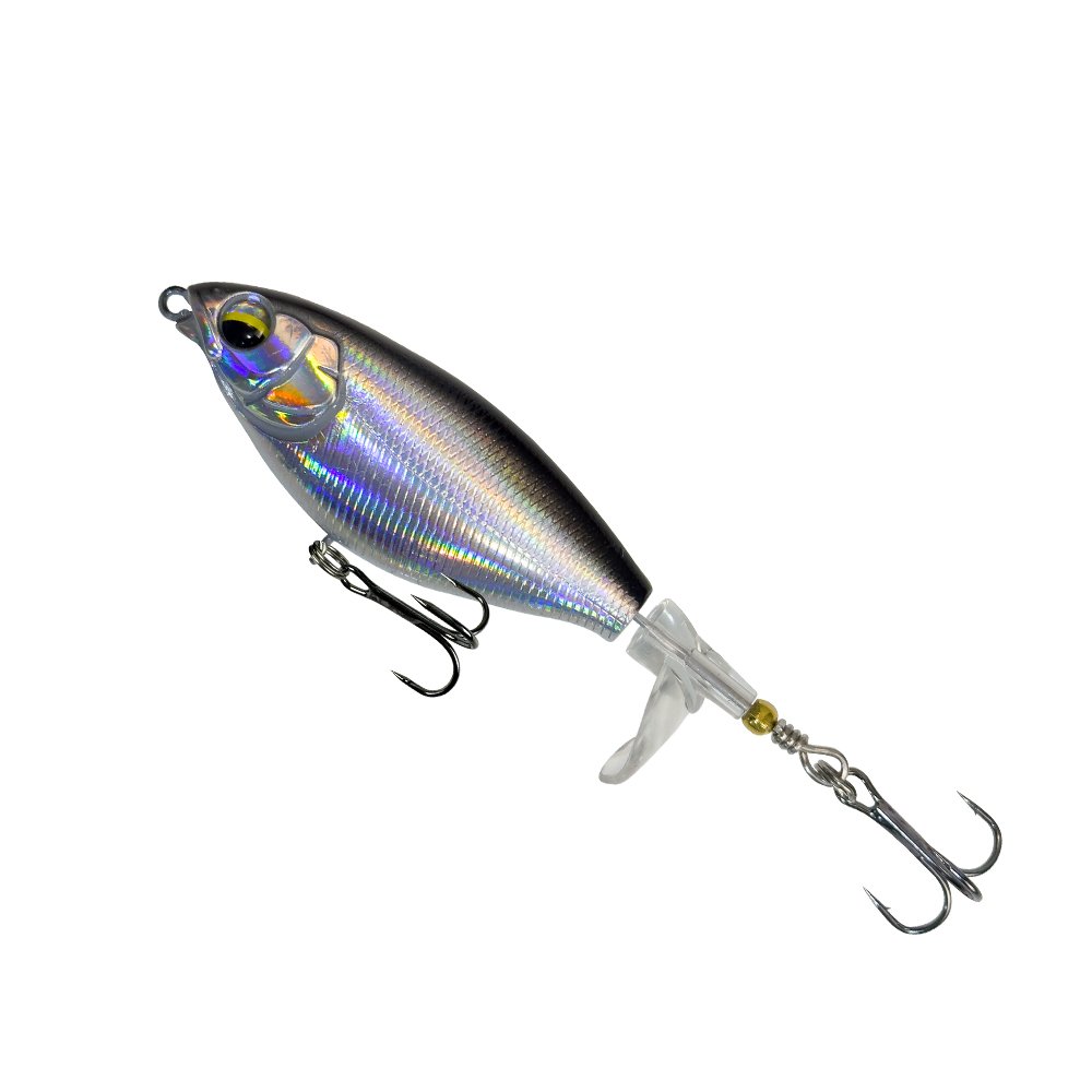 The water-spill bait is a tractor-Luya bait, small-scale plumb-crawler, fishing for blackfish