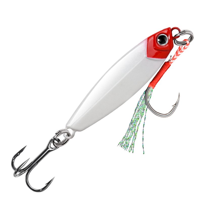 the import of the luya baits, the fake baits for the slugs, drops the iron plate, and the vib is ready to be killed