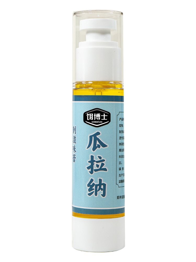 Dr. Guarana's black pit bait addition to the fish bait is highly condensed with a little summer fruit fishing