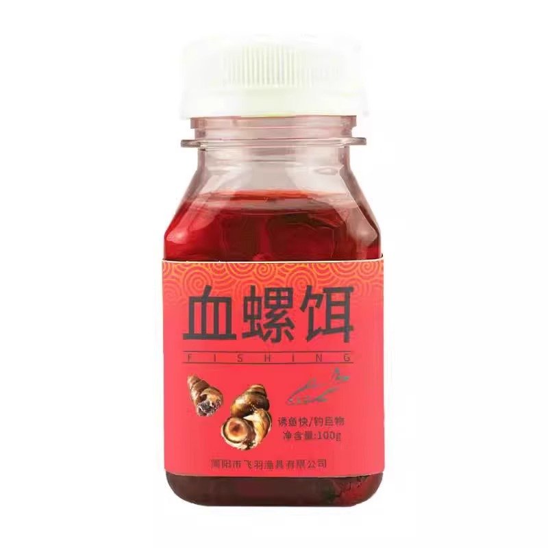 Fish baits and blue fish are specialized in snail particles