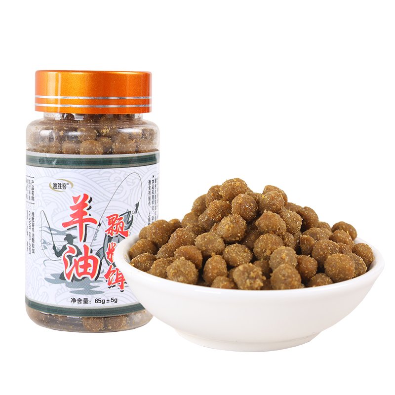 Sheep-particle baits for barley grains and ground-drying slugs, yellow spicy for slugs