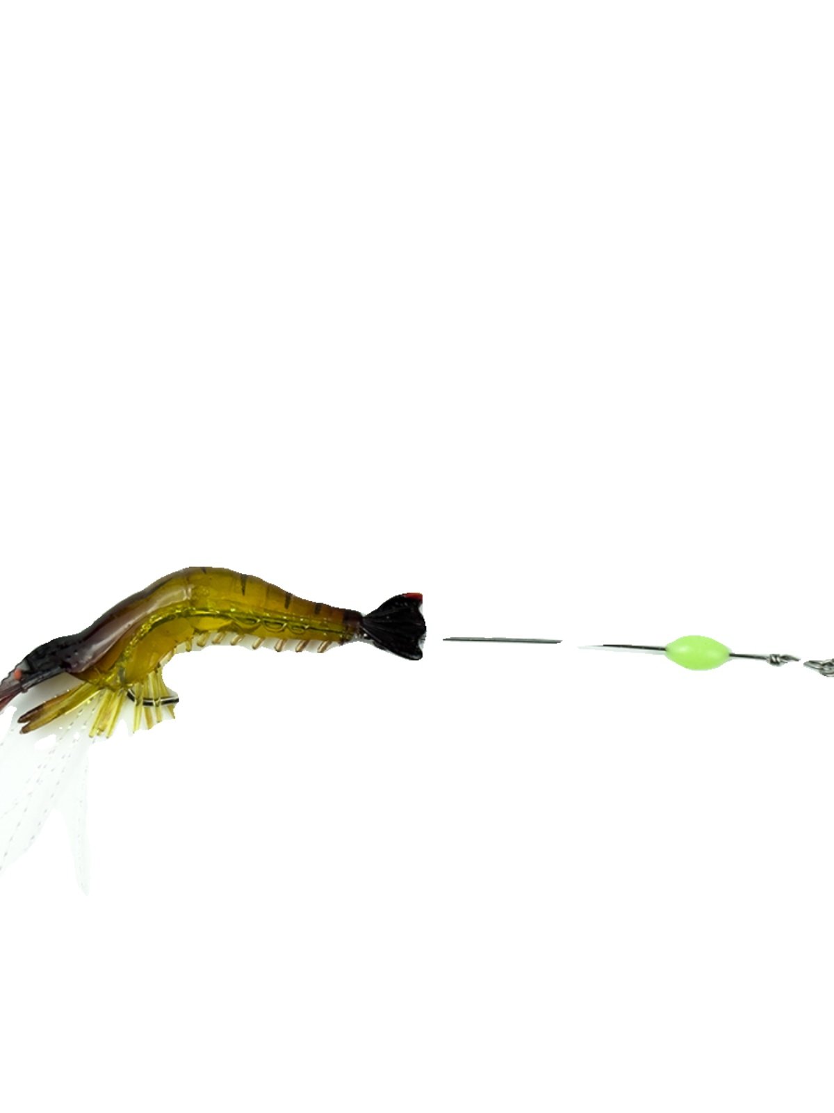 Luya fake baits with a soft shrimp guacamole