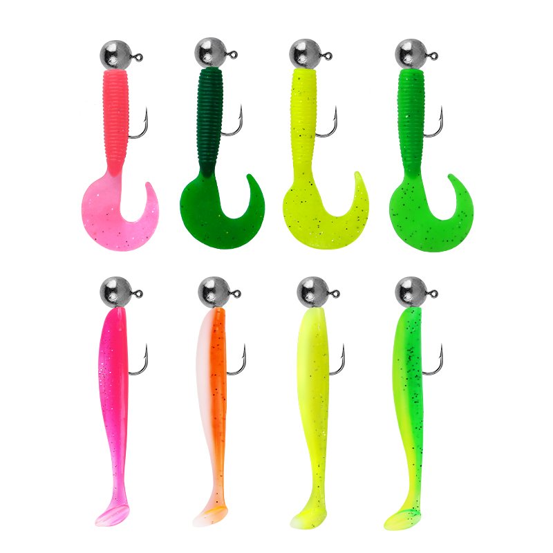 Luya's fake bait with lead hooks and baits and baits is far away