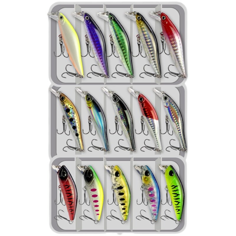 Luya's fake bait with a deep-watered Minnoll is a long way from the freshwater sea to catch a fish and a fish