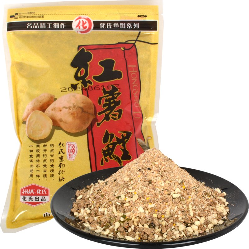 Cream mackerel bait, old cassava bait, carp bait, baited with a double-use bait to trap a hole in a reservoir