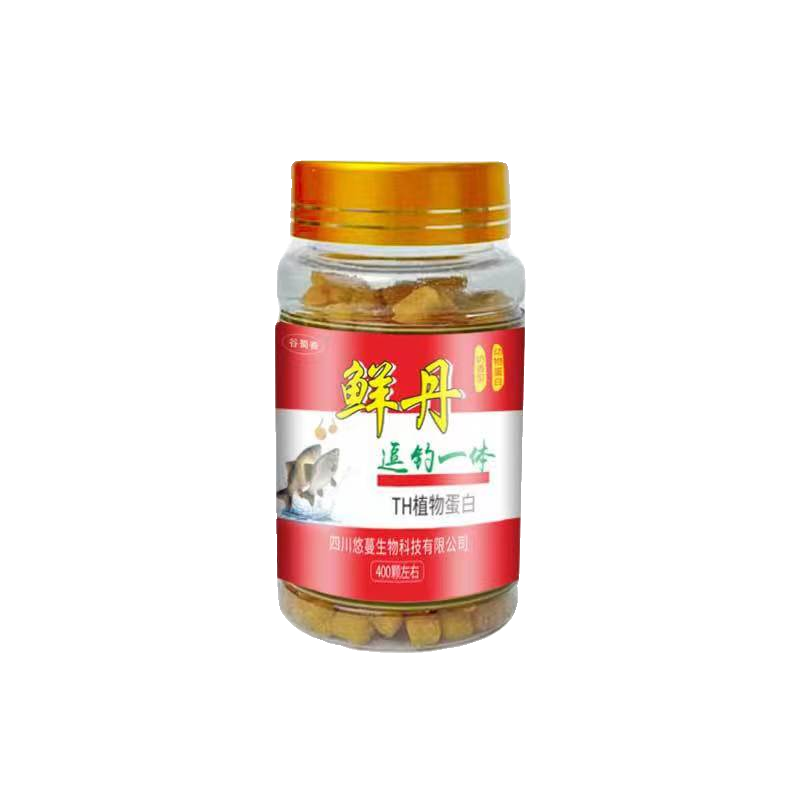 A bottle of fresh and fresh fish bait