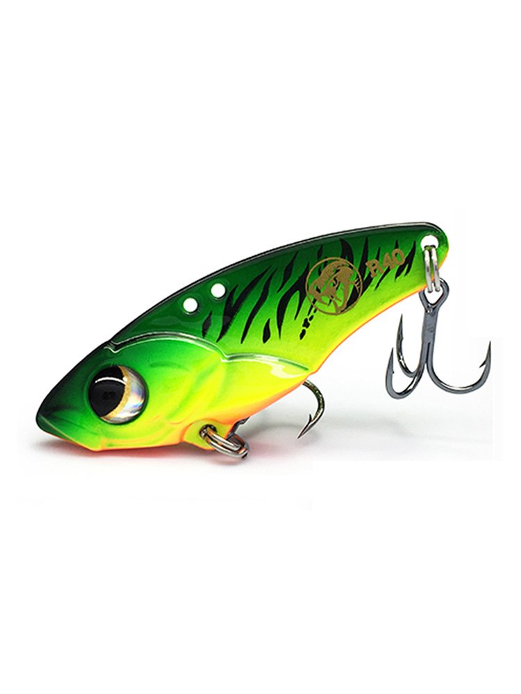 THE VIB SYMPHONY COBRA R30/35/40/45, IN THE RUN-OFF OF THE RIVER, DROPPED METALLIC LUYA BAIT