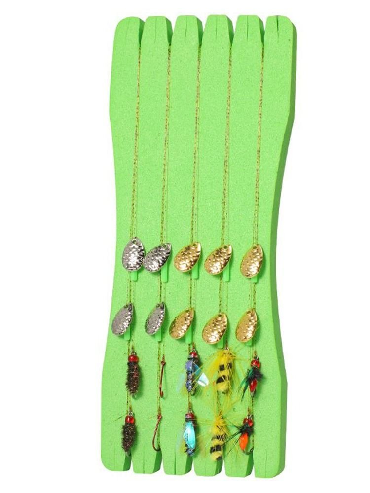 Luya's fake bait fly with a guacamole set of guacamole, a white-collapse pony that kills microflies