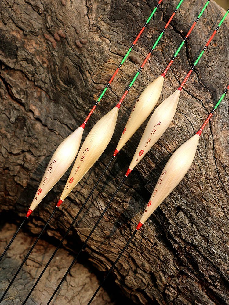 LULIAN REED FLOATS 60 CM WITH LONG TRAVELS OF BLACK PIT CARP FISH DRIFTING WITH SHARP FLUORESCENCE