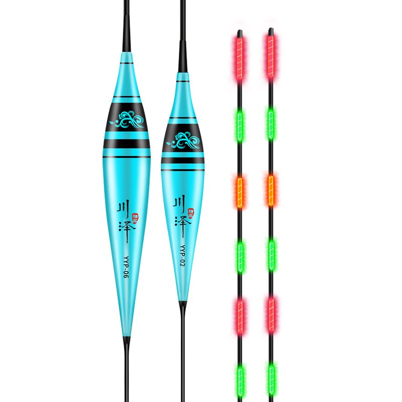 KAWAZAWA YYP FLOATS DAY AND NIGHT, WITH A LIGHT, SENSITIVE ELECTRONIC DRIFTER, FISHING NIGHT AND NIGHT