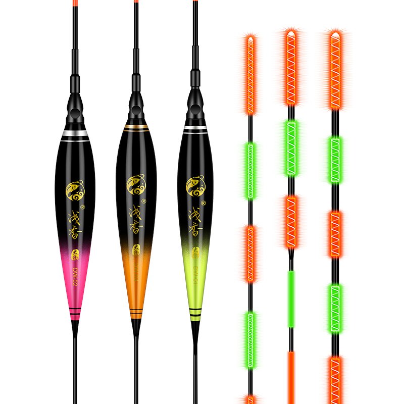 Big nightlight with thick tails of electronic drifter poles