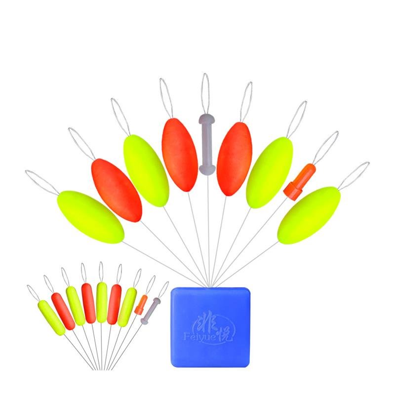 Seven + two star floater, traditional drifter fish, cylindrical olives