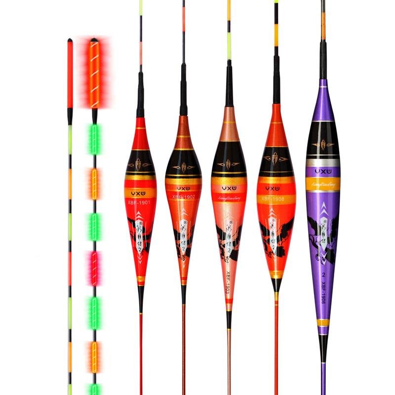 TWO XBH-1901 LONG NIGHT AND NIGHT DRIFTING WITH FISH SUPER-FLOATING AND SENSITIVE ELECTRONIC DRIFTING FISH