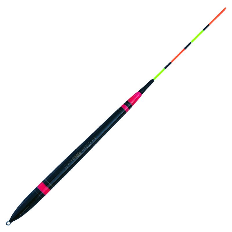 A FISHING CYLINDRICAL NIGHT-LIGHT DRIFTER AND A FISHING LINE GROUP OF BLACK T-FISH FISH ARE HEAVILY IMMERSED