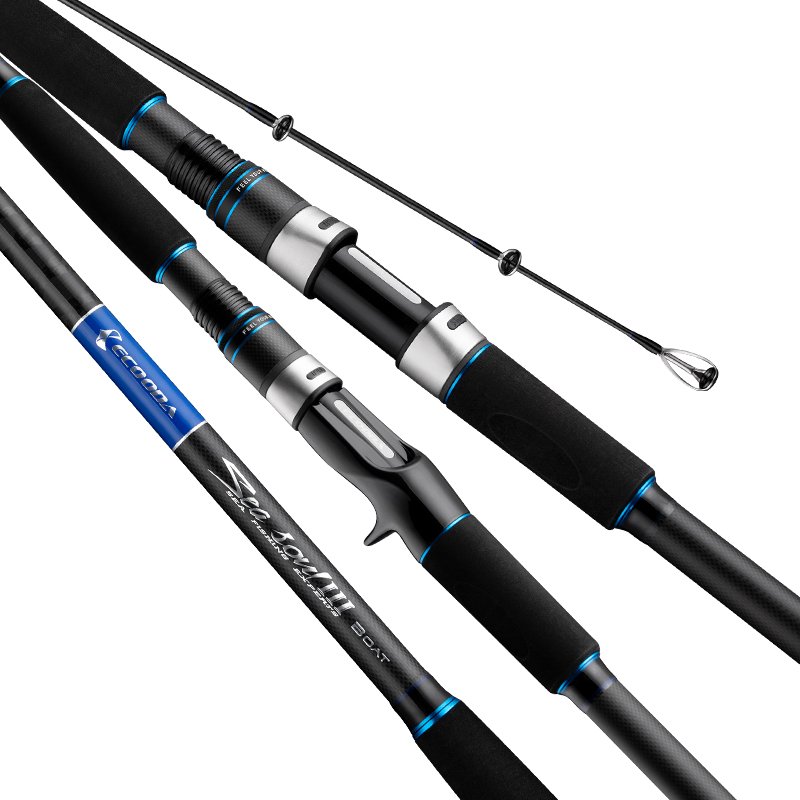 ICUDA ESS, 3-GENERATION BOAT POLES, 1.8 M-2.7 M, 150 M SUPER-HARD POLES