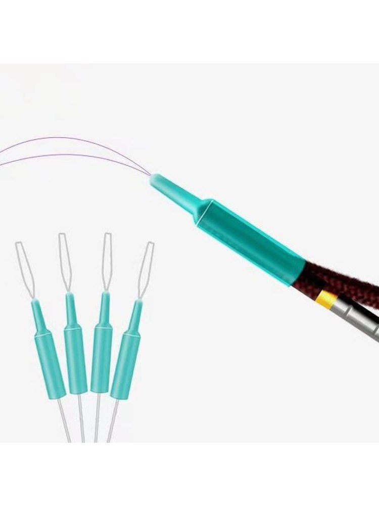A little soya-fishing gear with a pole and a main line of silicon glue against the entanglement of the end of the pole