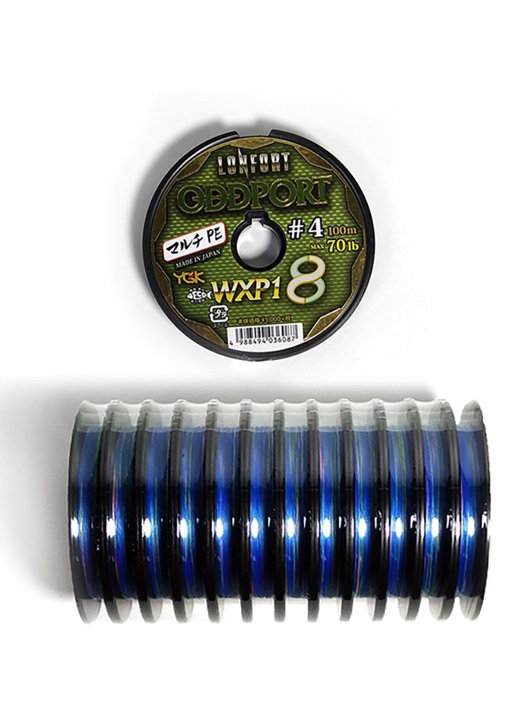 JAPANESE IMPORTS OF YGK WXP'S EIGHT-UNIT LUYA KNITTING LINE, 100 METRES IN A ROW, FISHING FOR PE LINE