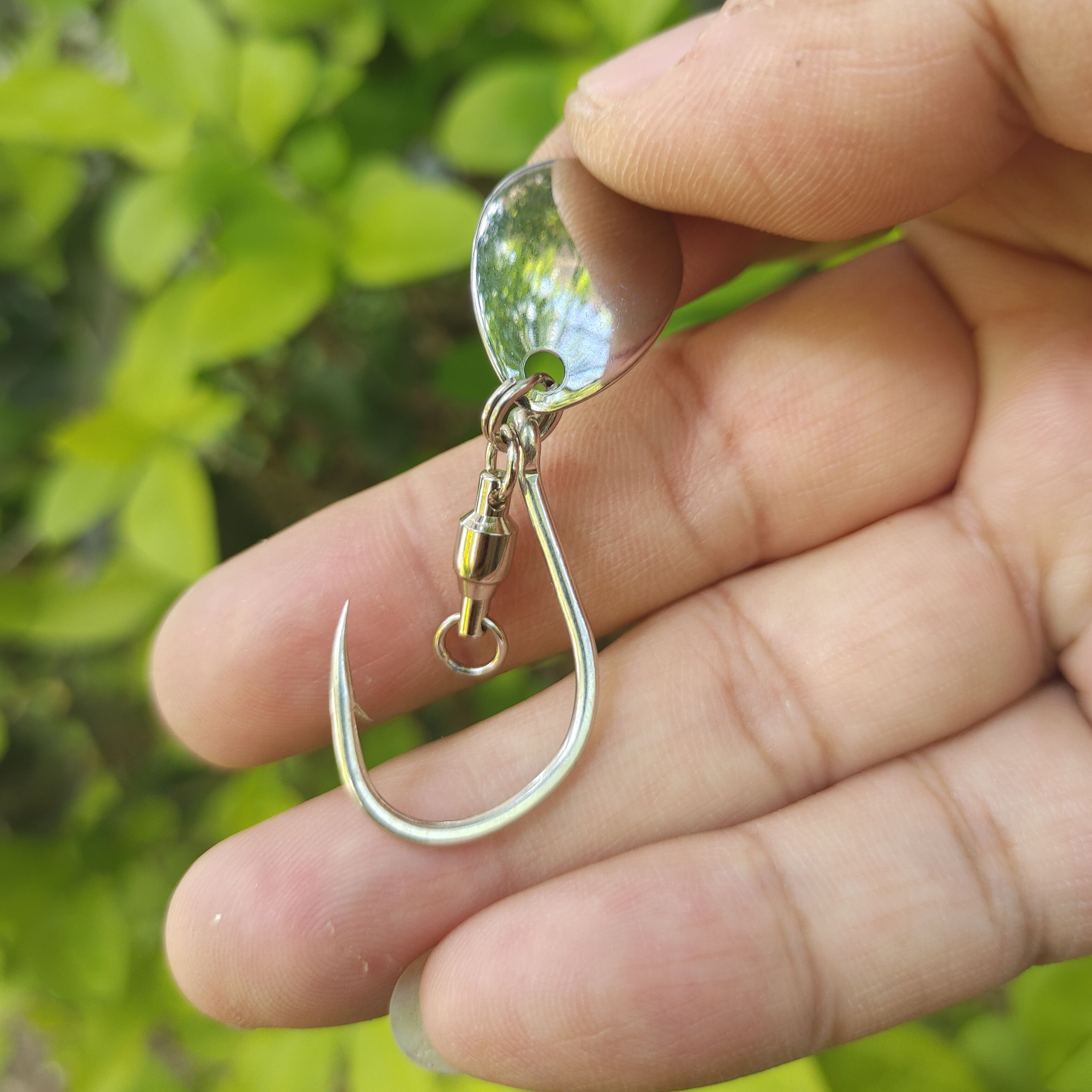 Sea-fished iron hooks, big hooks, swirling strips, single hook hooks