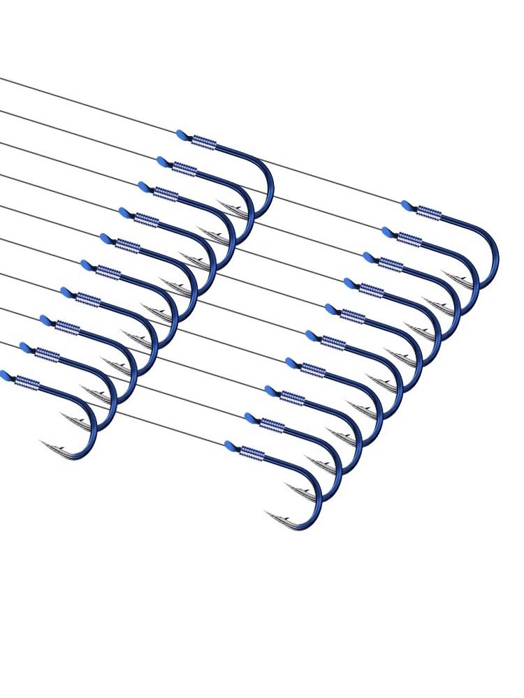 Fish hooks, double hooks, cuff cuff hooks, full of Izini bean pelvis