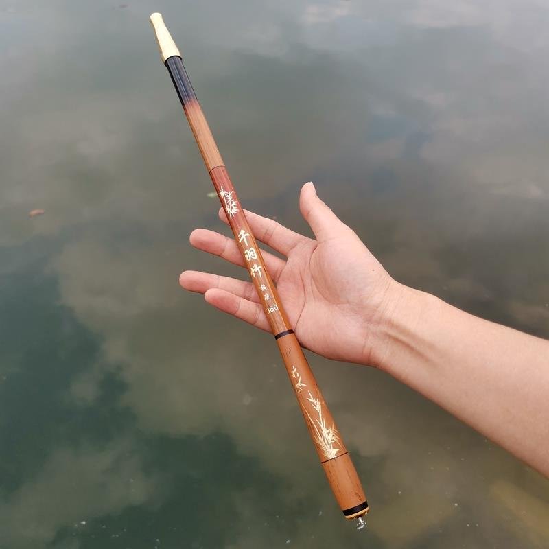 Carbide portable super short-end fish poles