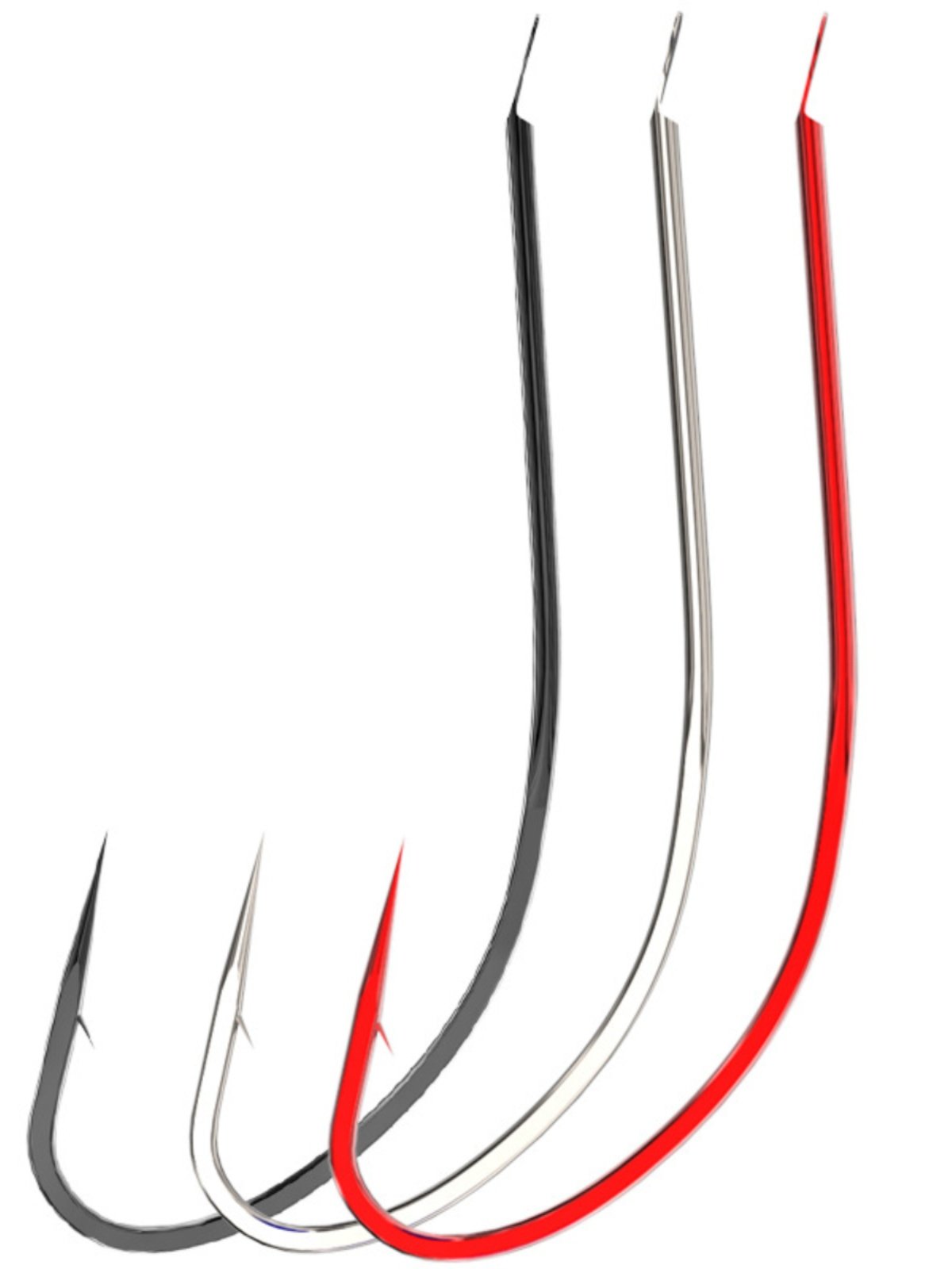 Autumn foxfish in bulk, light and fine, have a pint hook with a red worm hook. A fishing hook