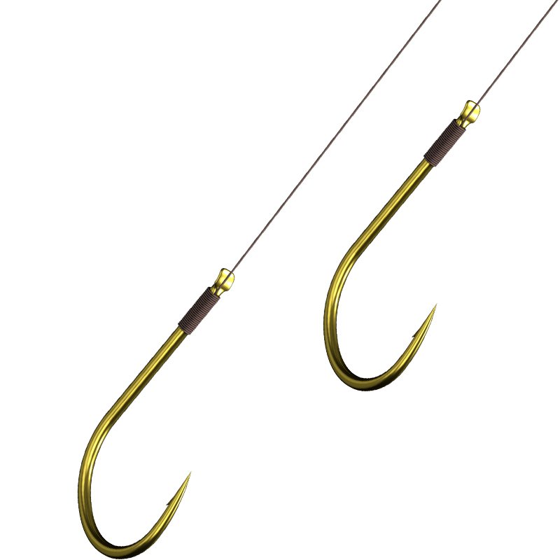 THE FACTORY SELLS TWO-LINED HOOK-FISHING HOOKS, FULL OF MANUAL ENTANGLED FISH
