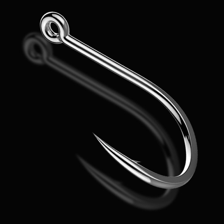 He's got an Essyney retweeting ring, a coiled hook, and a full-bulk big fish hook