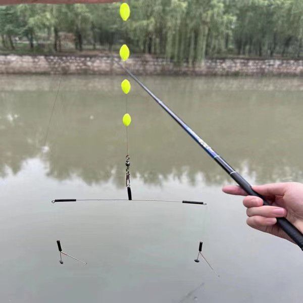 Shrimp hooks, hand-made, hand-made shrimp hysteria, a single-coated lined shrimp pole delivery box