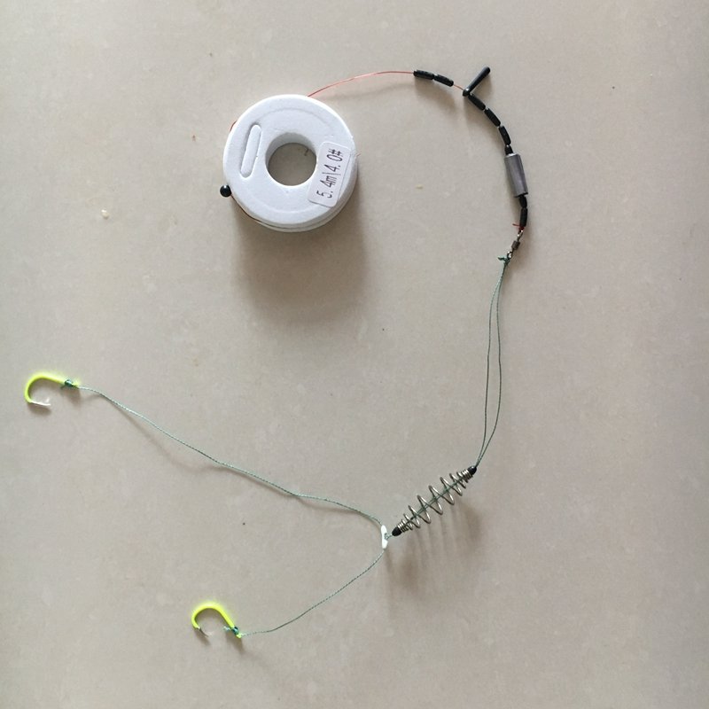 I've got a big, fat, fat, white-headed, drifting, spring-fish hooks for the main line