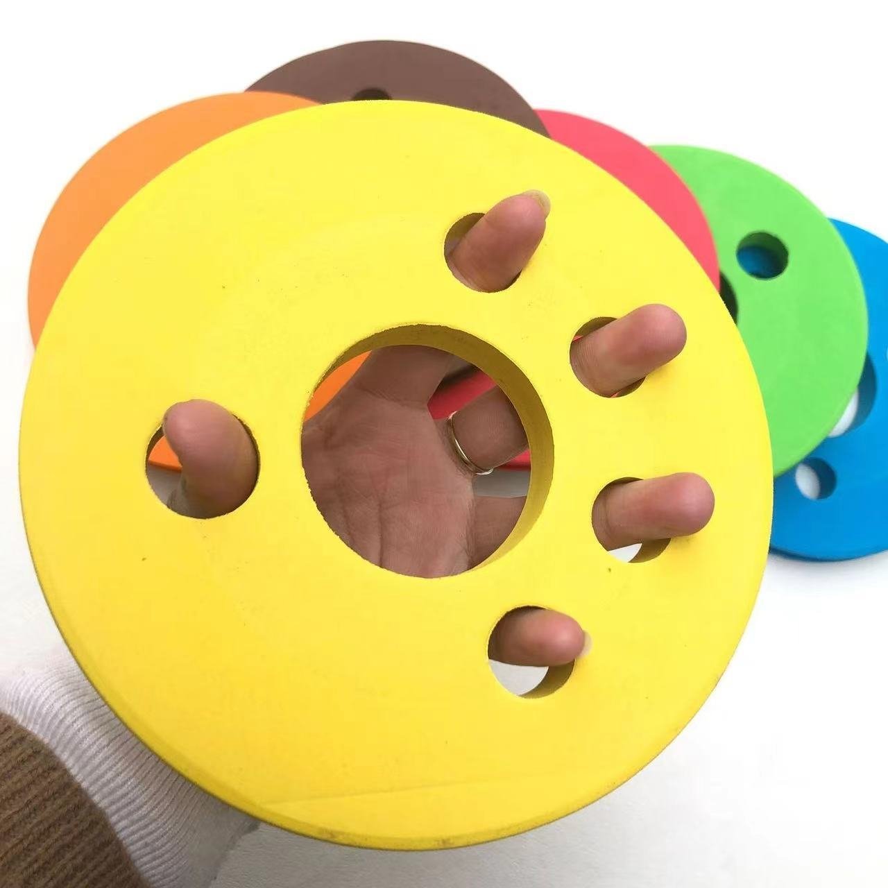 Five-in-five, large fish coil main axis, super-large main coil coloured foam roundabout, blue fish fishing gear